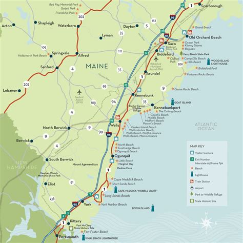 Map Of Wells Maine