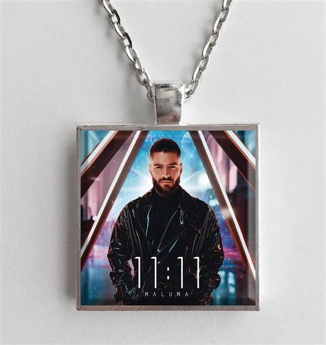 Maluma - 11:11 - Album Cover Art Pendant Necklace Album Cover Art, Book ...