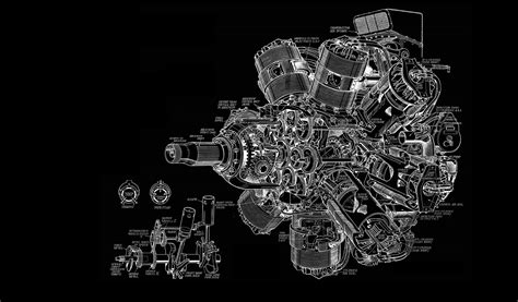 vehicle part chart illustration #engines #schematic #airplane #sketches ...