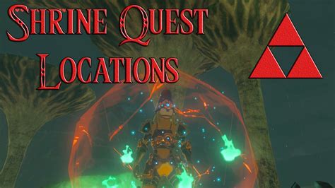 All shrine locations in breath of the wild zelda - bxemaker