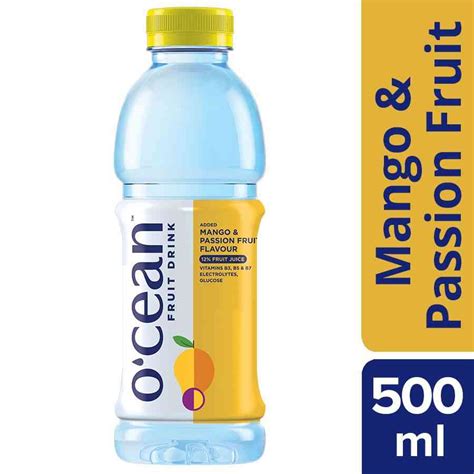 Buy Ocean Mango & Passion Fruit Energy Drink Bottle Of 500 Ml Online at ...