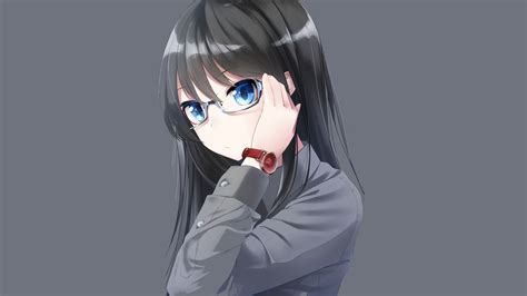 Anime Girl Glasses Pfp - MAXIPX