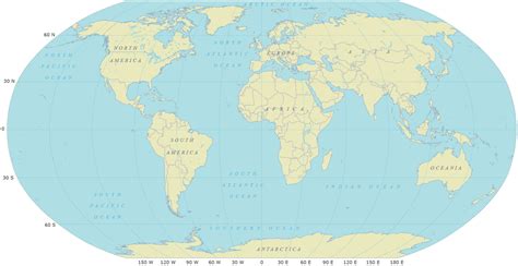 World Map with Latitudes and Longitudes - GIS Geography