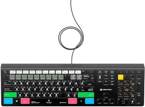 Flight Simulator 2020 Keyboard by Editors Keys Compatible with Flight ...