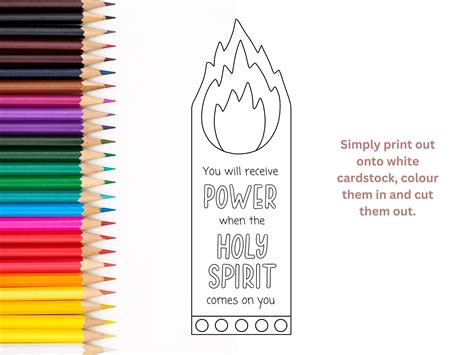 Printable Pentecost Craft Activity Pentecost Coloring - Etsy UK