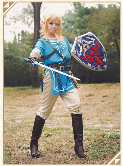 US$ 103.99 - The Legend of Zelda Breath of the Wild Link Cosplay ...