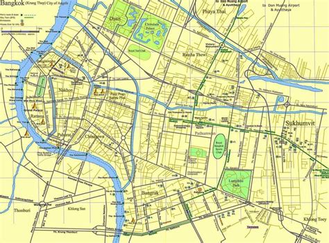 Bangkok road map - Map of bangkok road (Thailand)