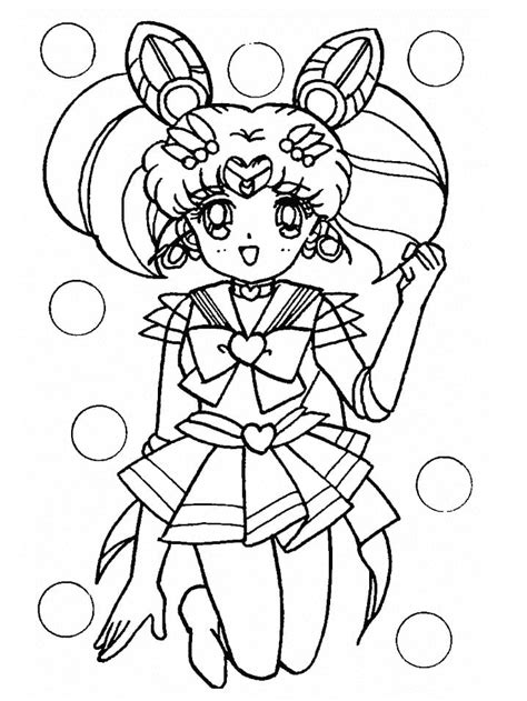 Sailor Moon Coloring Pages Color By Number Printable Sailor Chibi ...