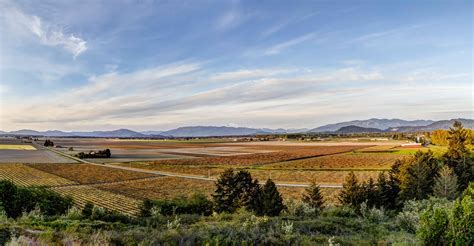 Skagit Valley, Spring Sunset Panorama | North Western Images - photos ...