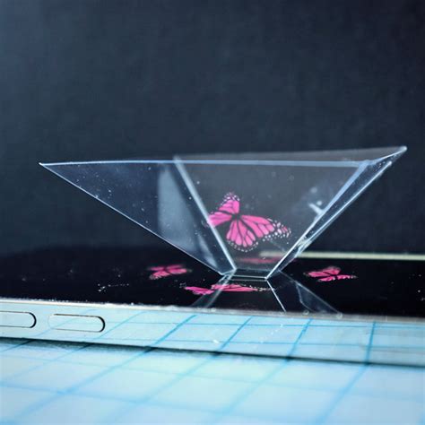 DIY Hologram with Craft Plastic