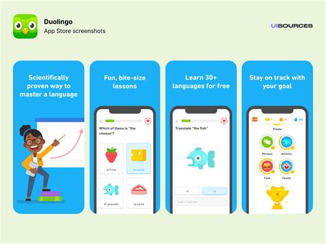 Duolingo - App Store Screenshots Screenshots | UI Sources