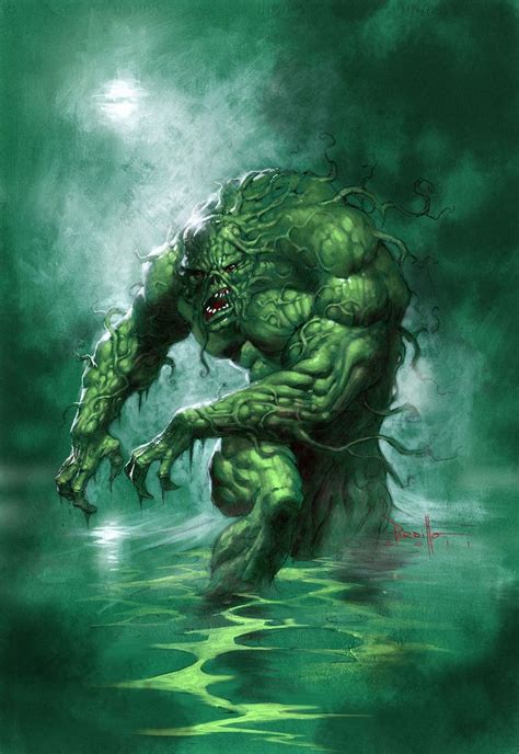 Swampthing. | Comic books art, Comic art, Dc comics art