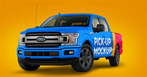 220+ Best Pickup Truck Mockup Templates | Free & Premium