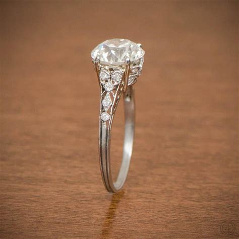 #vintageengagementring | Edwardian engagement ring, Antique wedding ...