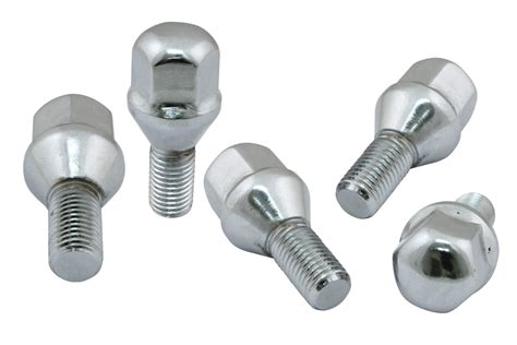 Chrome Lug Bolts - 12mm, 60 Degree, Set of 5 For EMPI 5x205 wheels - EMPI