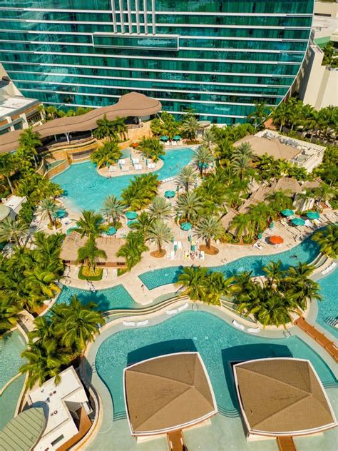 Aerial Photo of the Pool at Hard Rock Casino Resort Editorial Photo ...