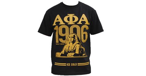 Alpha Phi Alpha apparel T shirt BLK