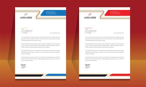 Header And Footer Template For Microsoft Word - Free Word Template