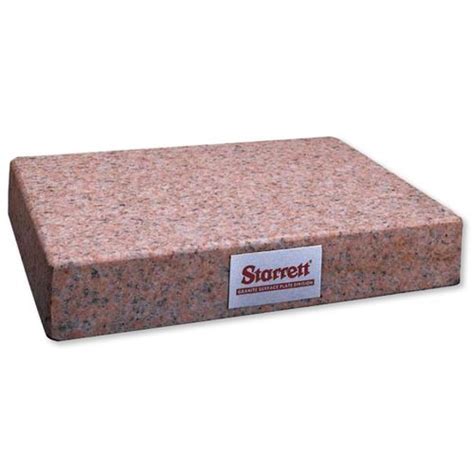 Granite surface plate - STARRETT