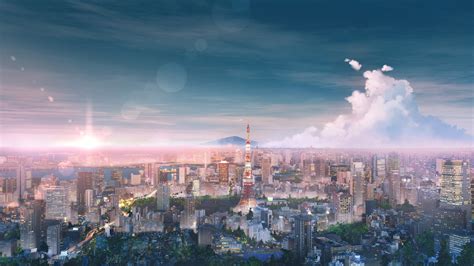 Tokyo Cityscape Anime tokyo wallpapers, hd-wallpapers, digital art ...