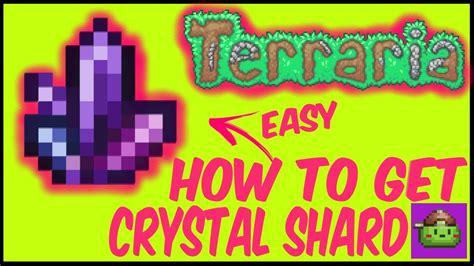 How To Get Crystal Shard In Terraria | Terraria 1.4.4.9 - YouTube