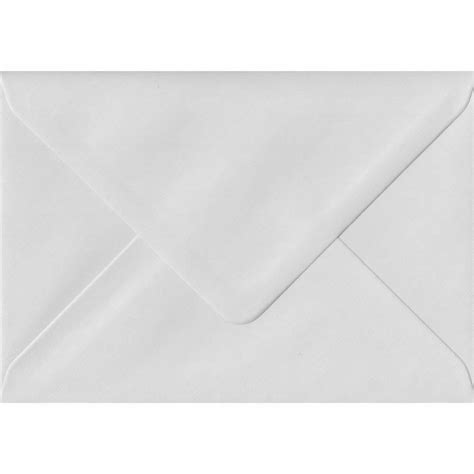 C6/A6 White Envelopes | White Heavyweight | Gummed | 114mm x 162mm