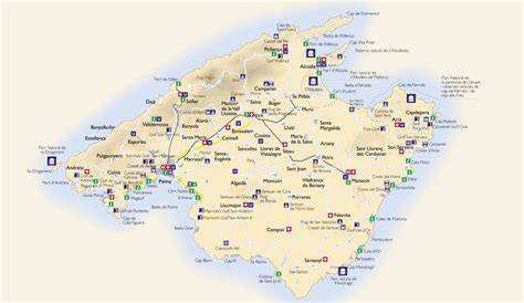 Map of | Majorca, Majorca resorts, Mallorca