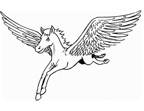 Free Printable Pegasus Coloring Pages For Kids