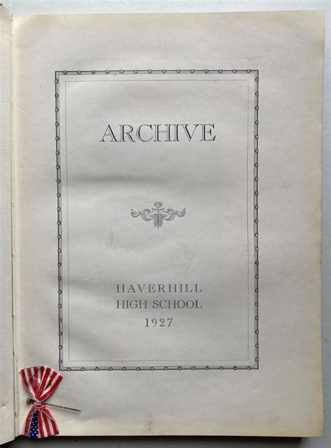 Haverhill High School Yearbook: Archive, 1927 [Massachusetts] by ...