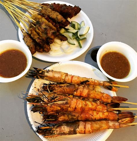 singapore lau pa sat satay - Hungry for Points