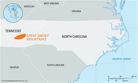 Smoky Mountains On Us Map - Dolley Hollyanne