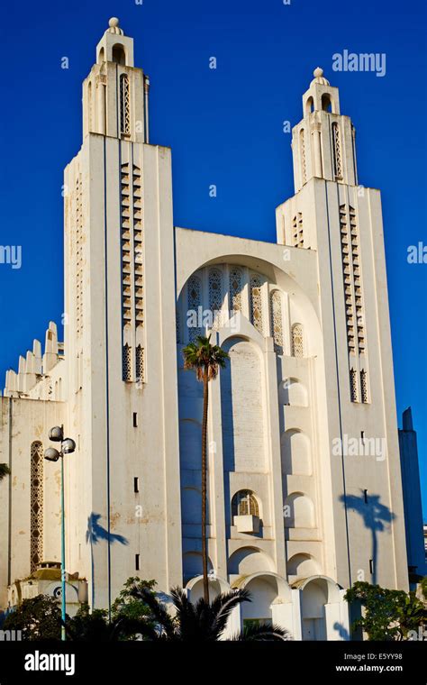 Morocco casablanca sacre coeur cathedral hi-res stock photography and ...