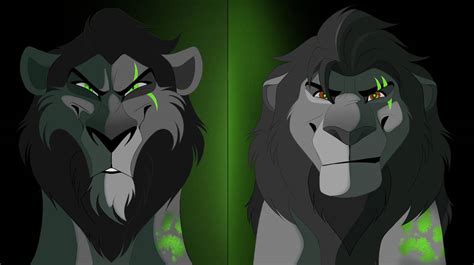 Scar and Kion by artsf1k on DeviantArt