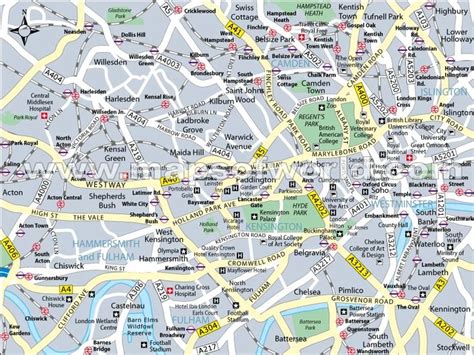 Kensington Map | London on map, Map, Visit london