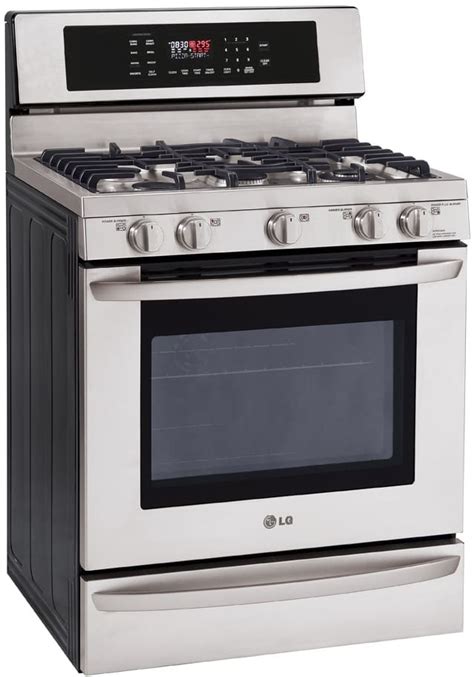 LG LRG3097ST 30 Inch Freestanding Gas Range with 5 Sealed Burners ...