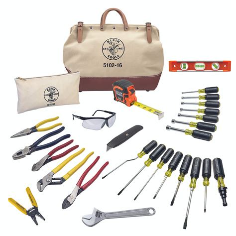 Klein Tools 80028 Electrician Hand Tools Set - 28 Piece, Pliers ...