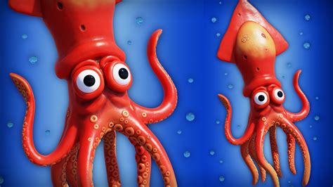 Stylized Squid Character Sculpt (Blender Tutorial) - BlenderNation