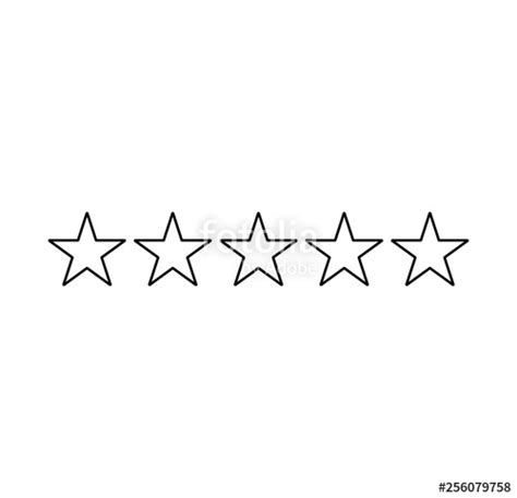 Five Star Rating Icon at Vectorified.com | Collection of Five Star ...