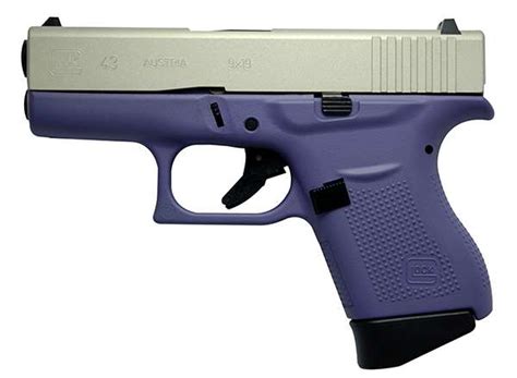 GLOCK 43 PURPLE/SILVER 9MM FS 6 | Grove Gun Shop