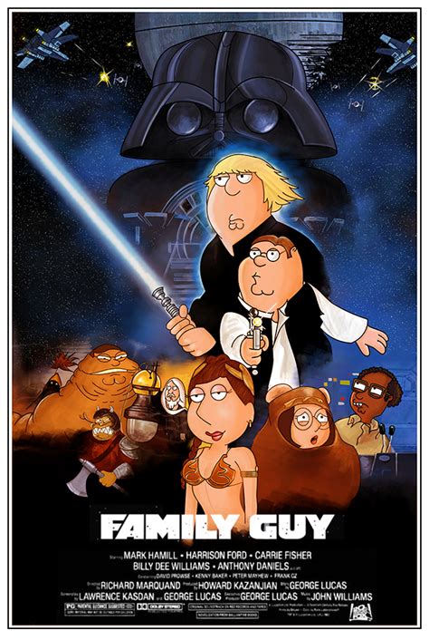 Family Guy_Star Wars Poster by SpentaMainyu on DeviantArt