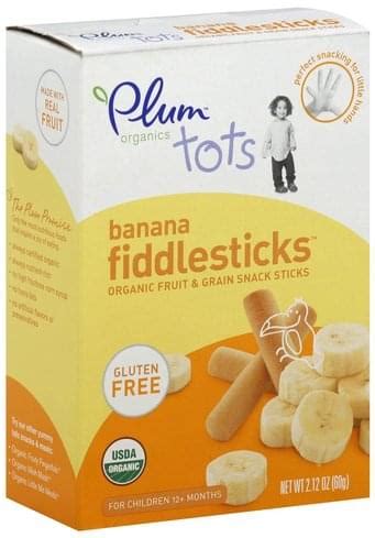 Plum Banana Fiddlesticks - 2.12 oz, Nutrition Information | Innit