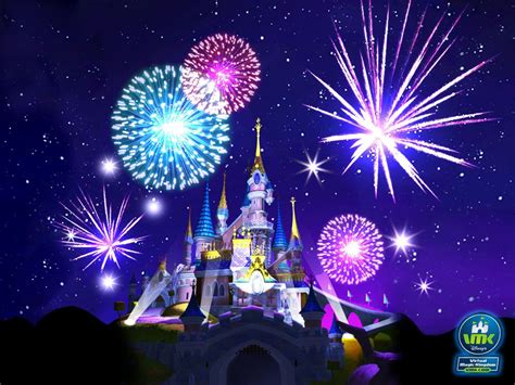 Disney Castle Fireworks