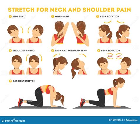 Neck And Back Pain Have Boy And Girl Couple Vector | CartoonDealer.com ...