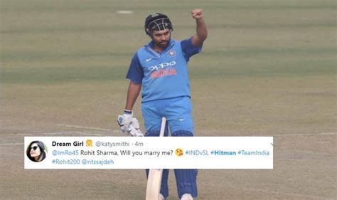 Rohit Sharma's 3rd double century creates storm on Twitter, gets ...