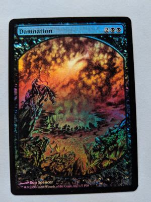 FOIL Damnation from Magic Players Rewards Magic the Gathering MTG Proxy ...