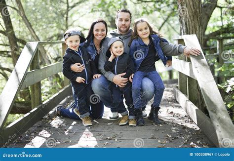 Famille Du Membre Cinq En Bois Ensemble Image stock - Image du ...