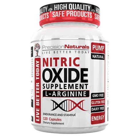 Nitric Oxide Supplement with L-Arginine – Improved Muscle Growth ...