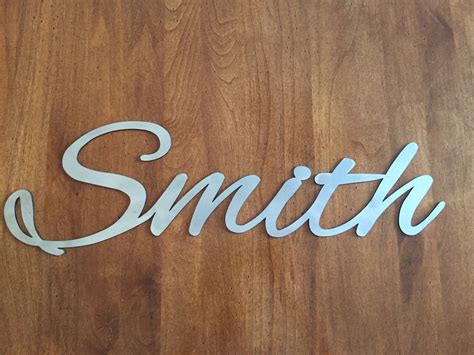 Custom Laser Cut Metal Sign