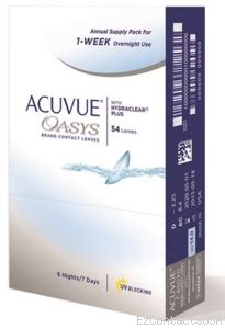 Acuvue Oasys 54 Pack 1 Week for Overnight Use | $179.95