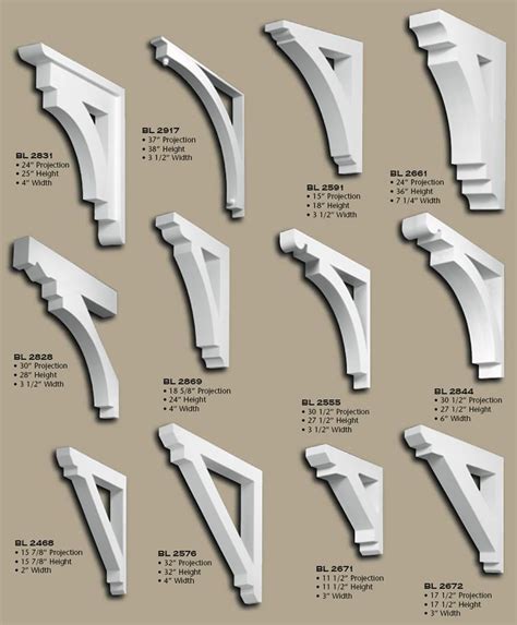 polyurethane brackets | Corbels exterior, Corbels, Garage pergola